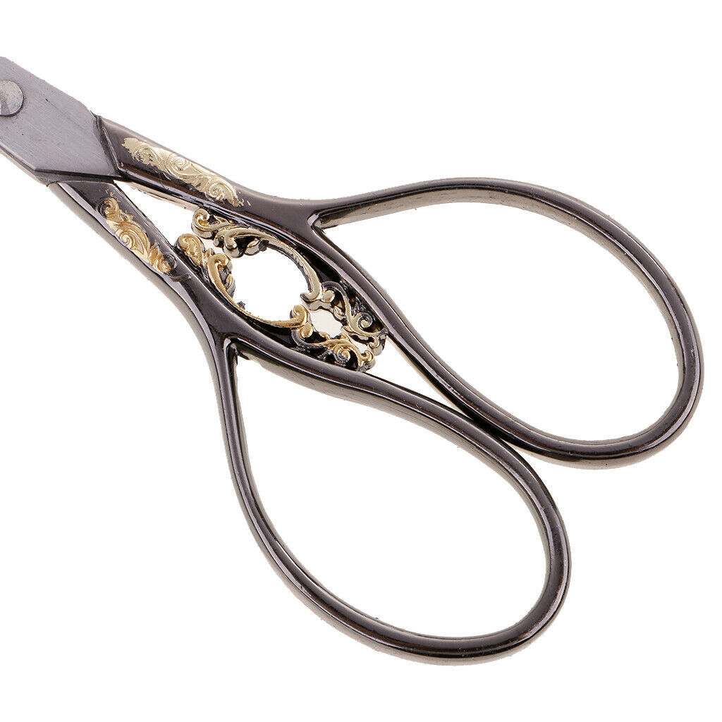 2 Pieces Stainless Steel Sharp Tip Classic Stork Scissors Design Sewing