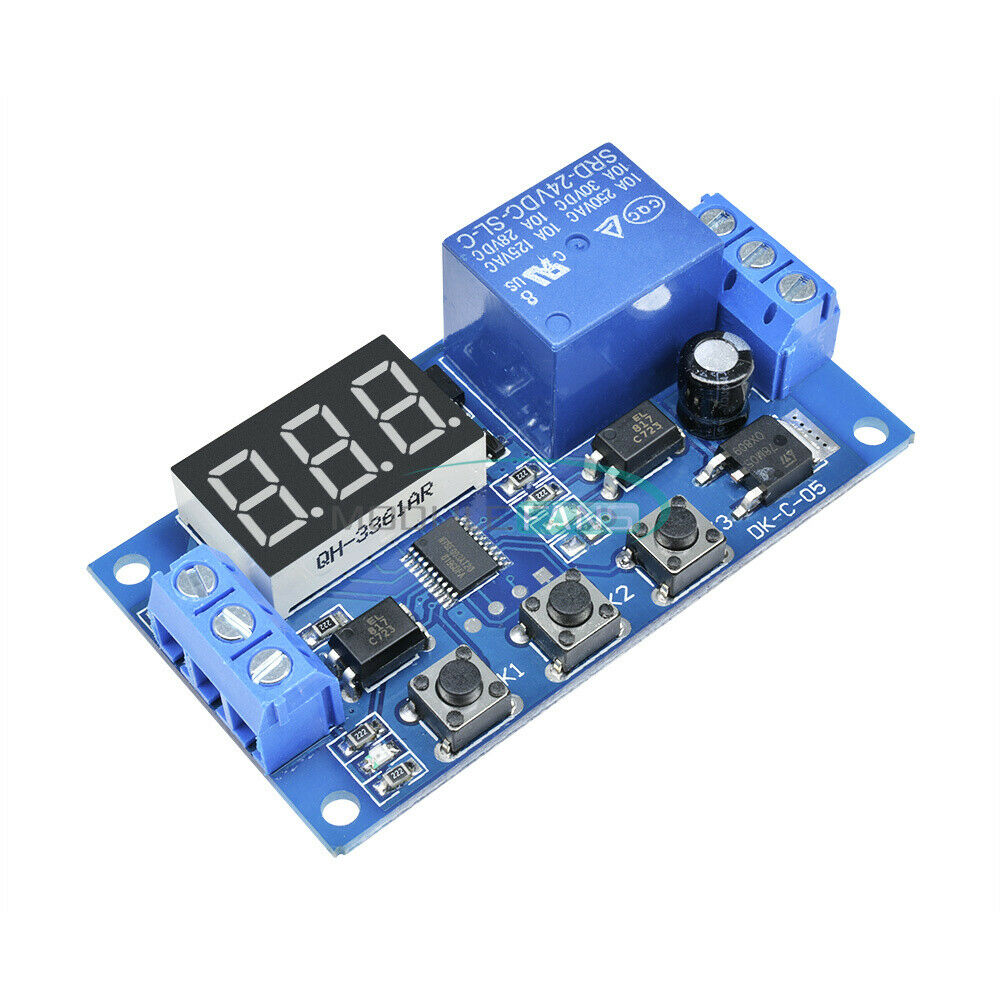 Digital 24V LED Trigger Delay Time Cycle Timer Control Switch Relay Module