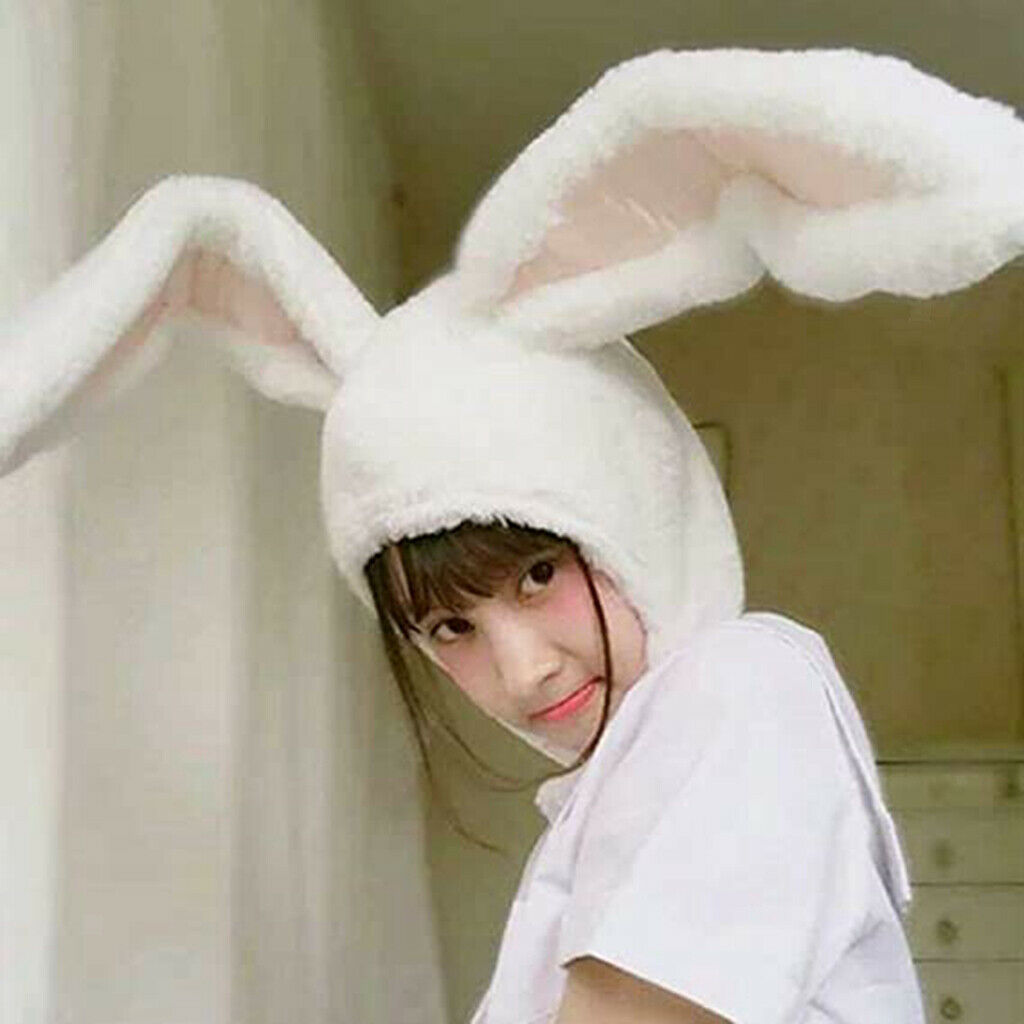 Rabbit Ear Hat Beanie Ear Hat Rabbit Costume Headwear Plush Animal