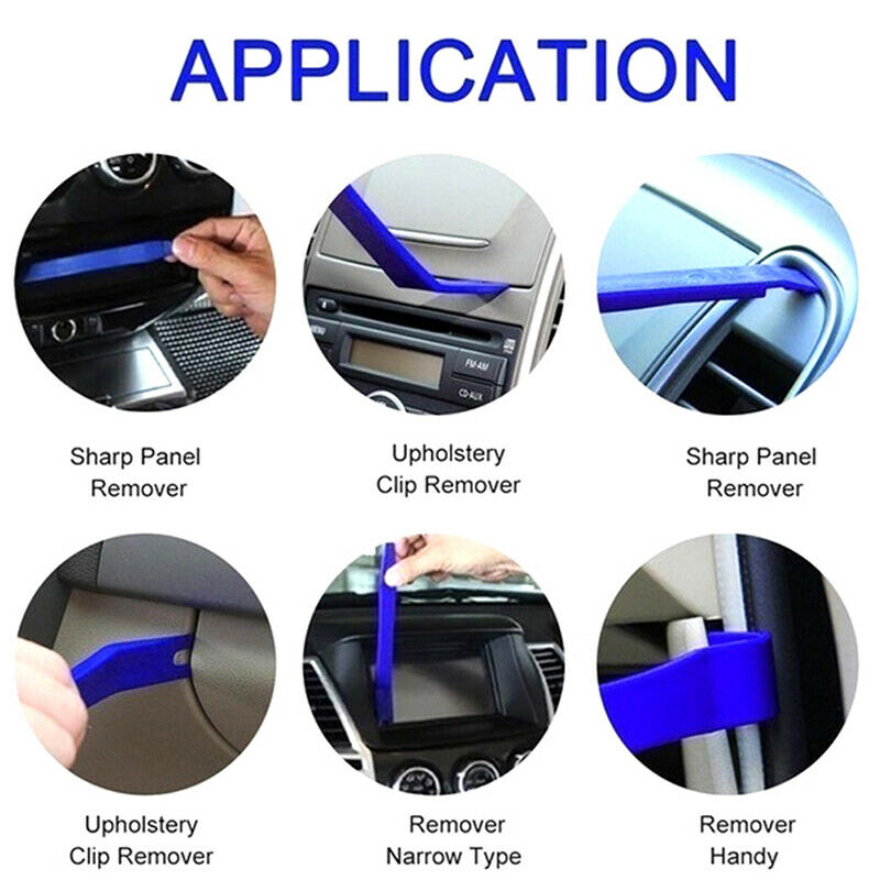 12pcs Hand Tool Kit Car Radio Door Body Clip Panel Trim Dash Audio RemovalSJCA