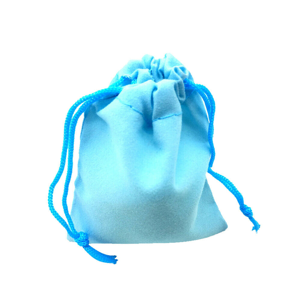 50x velvet tacshe gift wedding candy bags gift bags-blue