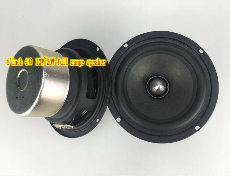 2pcs 4"inch 115mm Speaker 4Ω 10W~20W full range Loudspeaker Home Audio parts