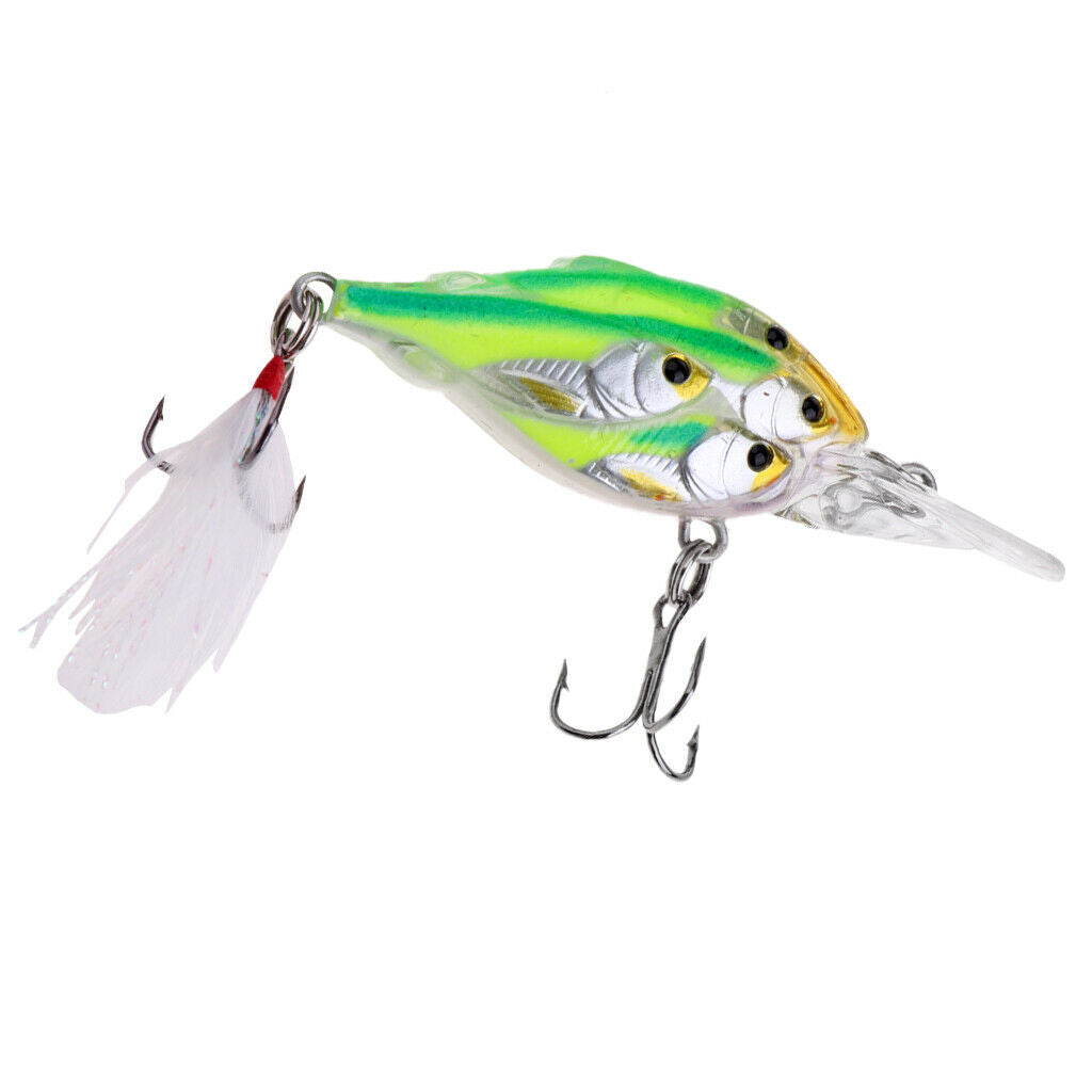 Fishing Line Winder Fishing Lures Baits Minnow Baits Crankbait Tackle Green