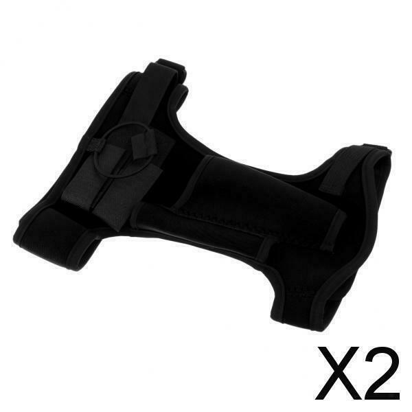 2X Multi Purpose Dive Sheath Leg/Arm Holder Quick Release for Black+Red Black