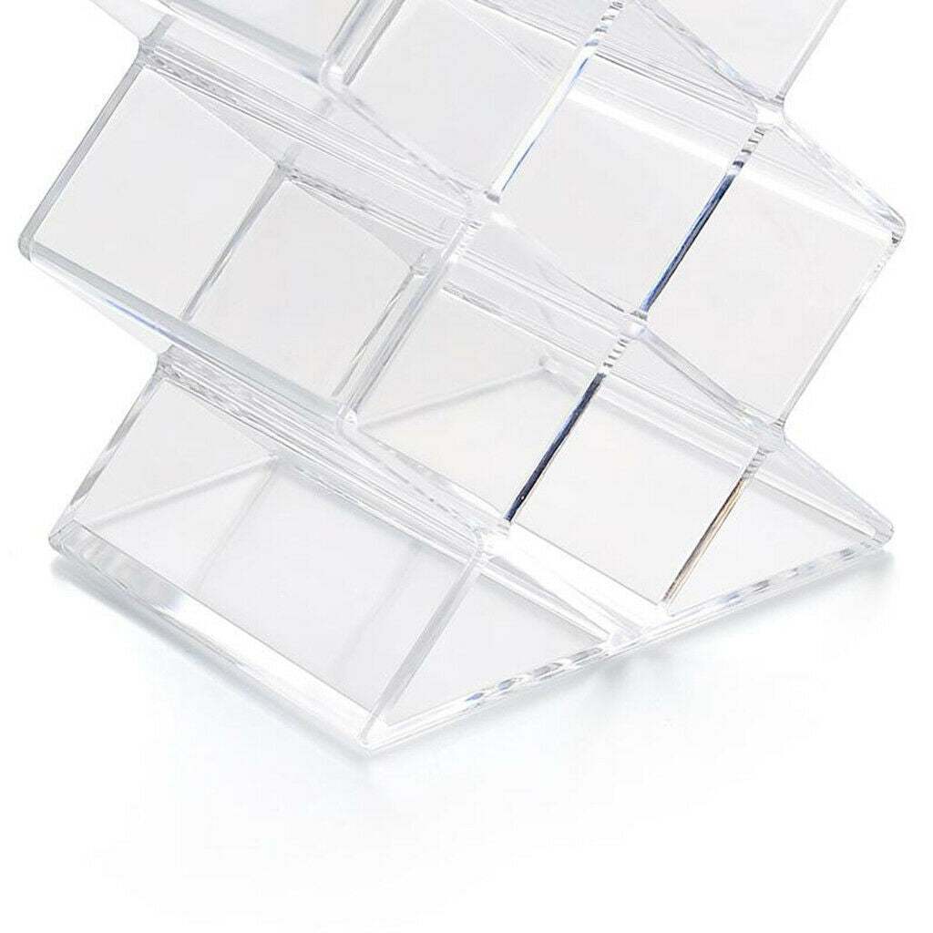 Acrylic Makeup Organizer Clear Cosmetic Lipsticks Display  16 Grids