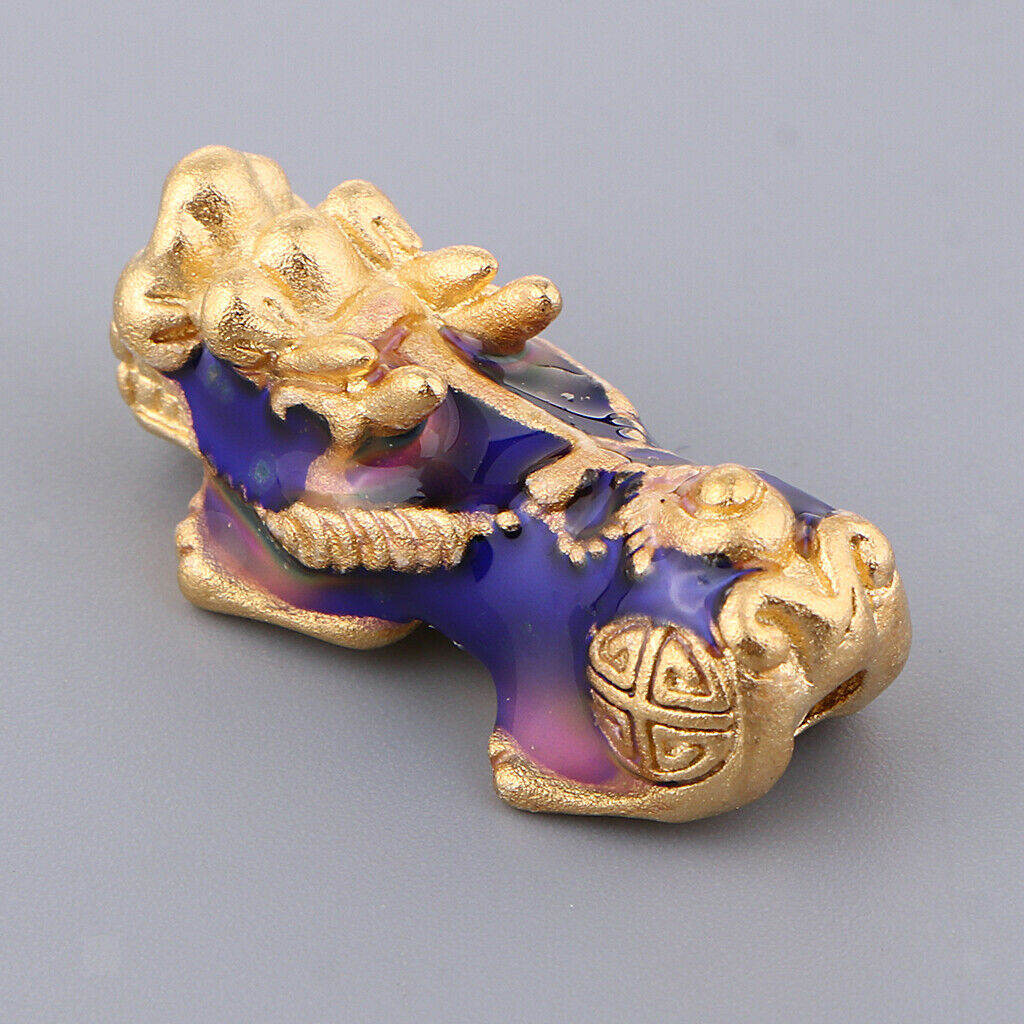 1x Colored Copper Pi Xiu Beads Charms For DIY Jewelry Bracelet,