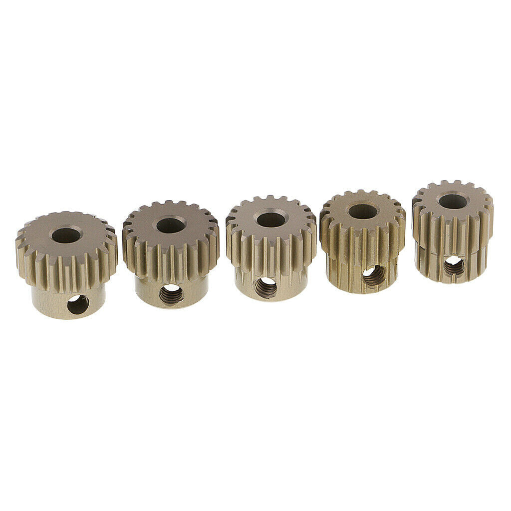 Set of 10 Motor Gears 1/10 Pinion for RC Car Brushed Brushless Motor