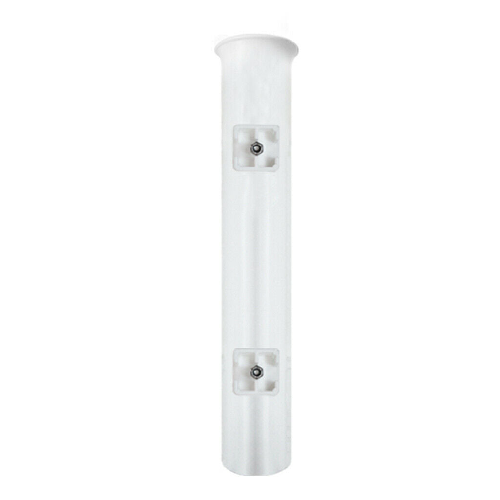 4x White Plastic Rod Holder Rack Tube Marine Boat Kayak Fishing Tackle Tool