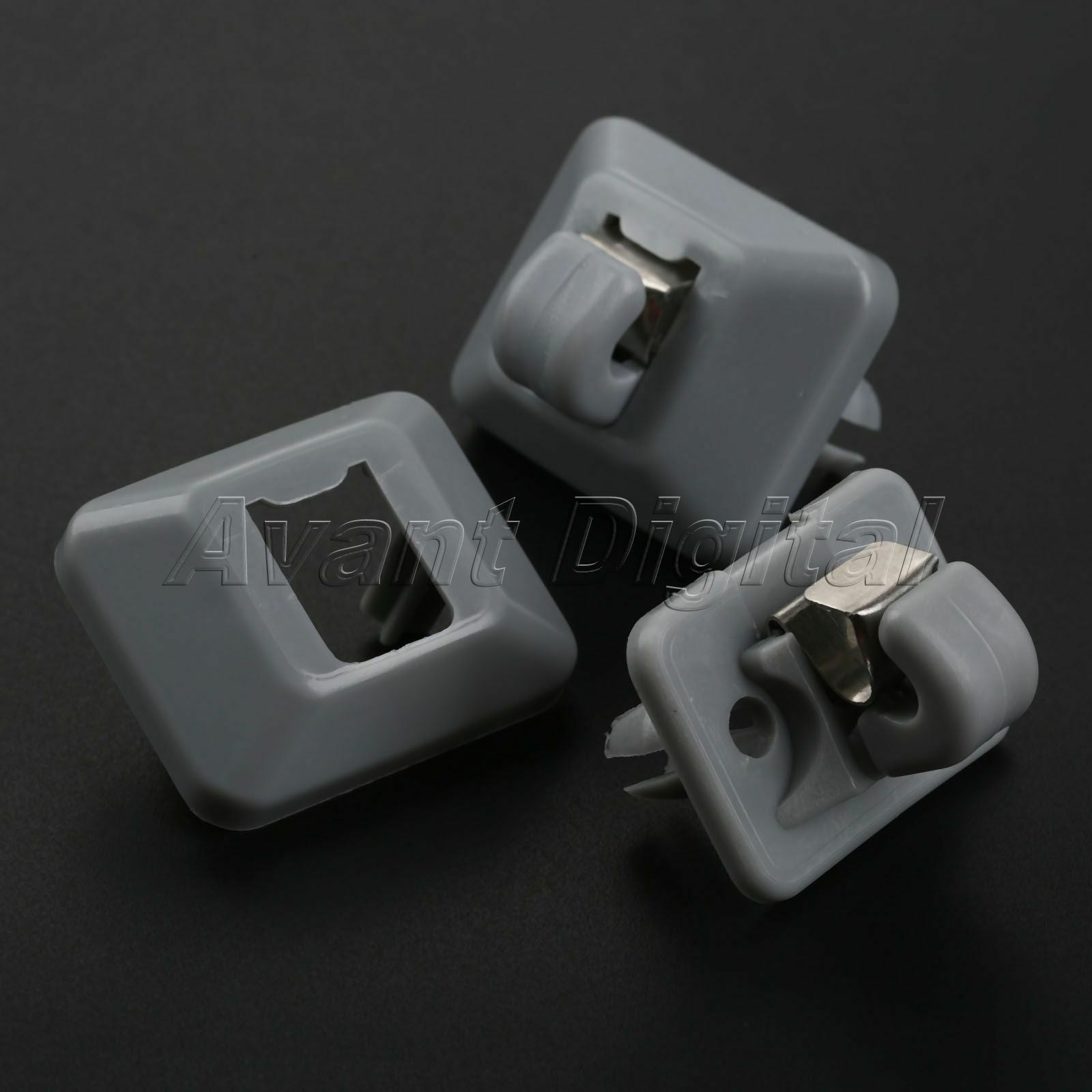 2pcs Sun Visor Clip 6R0 857 561 Y20 Fit For  Passat Polo UP  Rapid 12-15