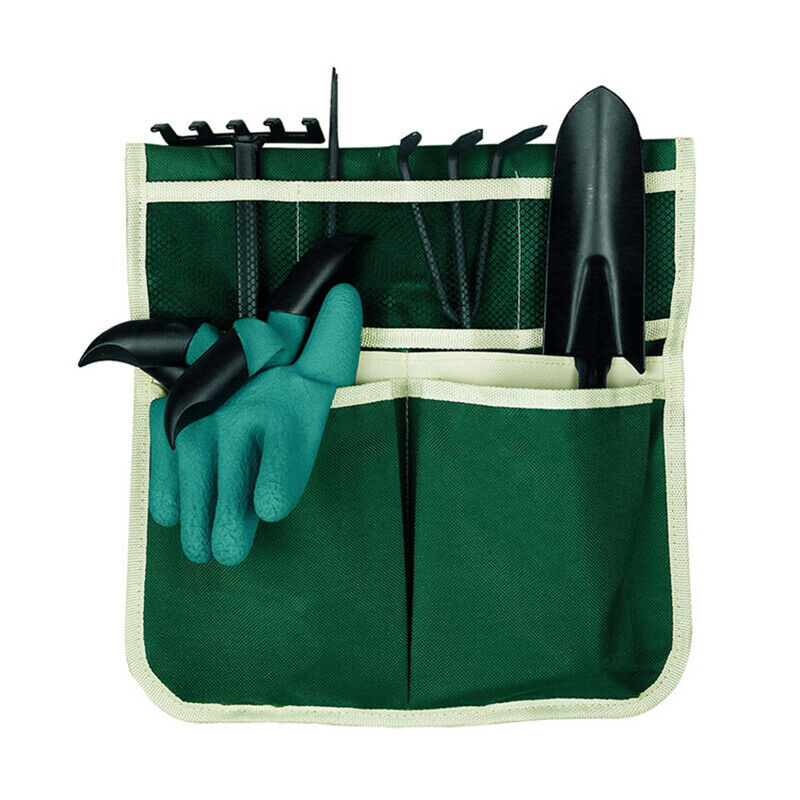 1Pc Tool Side Bag Pockets Pouch for Garden Bench Garden Kneeler Stool GardenFCA