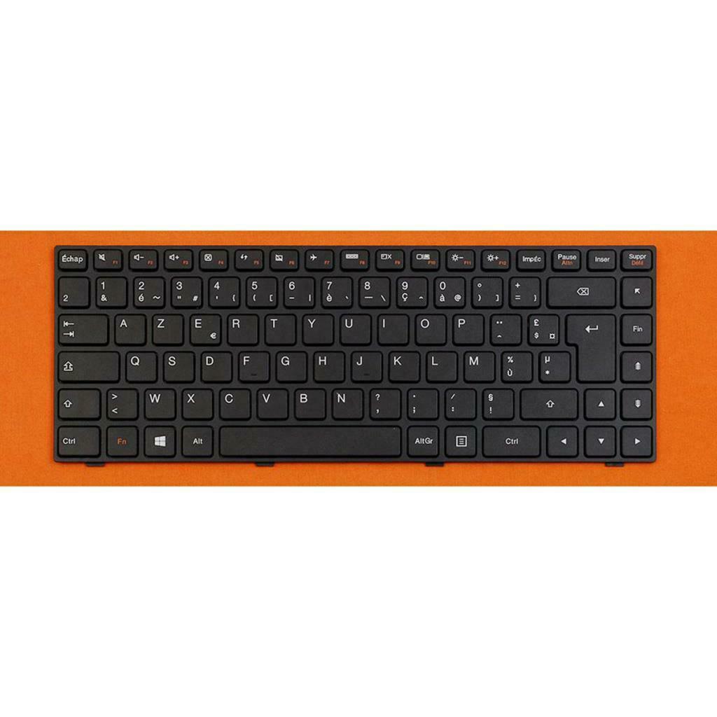 Laptop Keyboard FR Layout Compatible for Lenovo IdeaPad 100-14IBY Black