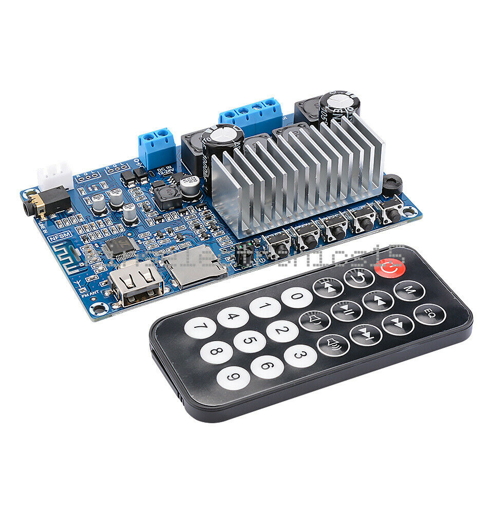 TPA3116 Bluetooth 5.0 Power Digital Amplifier Board 50Wx2 Stereo 2.0 Channel K9
