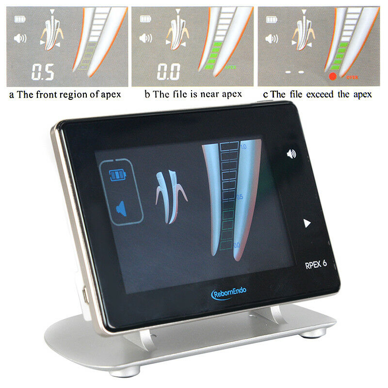 Dental Endodontic Root Canal Apex Locator RPEX 6 Adjusted 4.5' LCD Screen