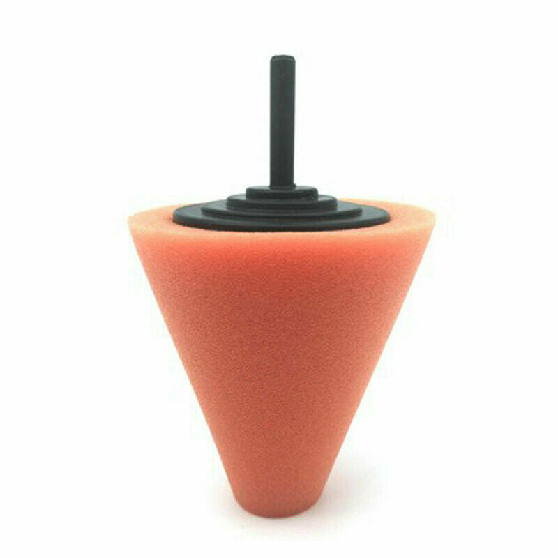 Car Wheel Hub Foam Sponge Burnishing Polishing Cone Shaped Buffing Pads Advanced