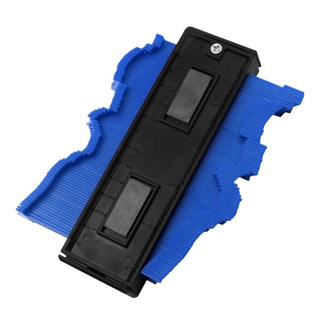Contour Profile Gauge Woodworking Shape Tracing Template Measuring Tool Blue