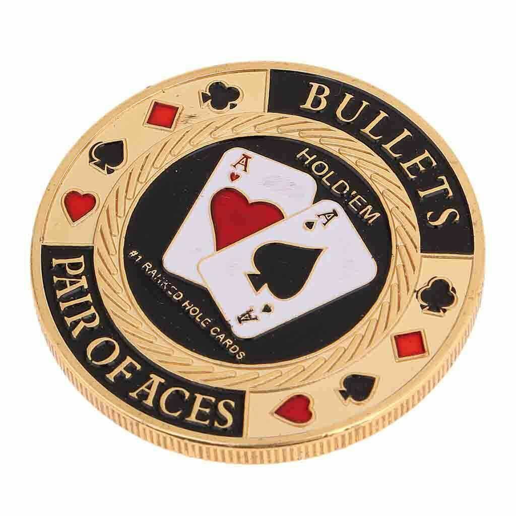 Banker Chips Press Card Poker Souvenir Commemorative Coins Poker Protector C