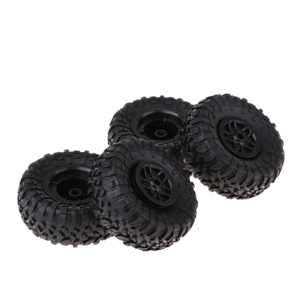 4x 1:12 On Road RC Car Racing Rubber Wheels Tyres Tires For D90 MN90 MN91