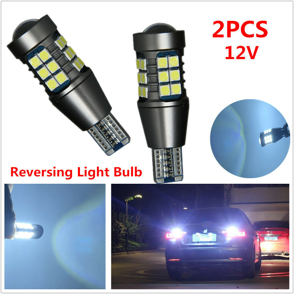 2PCS 1000 Lumens Canbus Car Reversing Light Bulb Lamp Error Free T15 921 912 LED