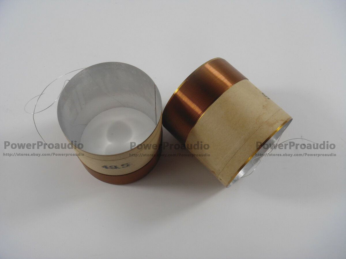 2pcs 49.5mm 8ohm ASV Speaker Bass Voice Coil Subwoofer Woofer Sound Drive Repair