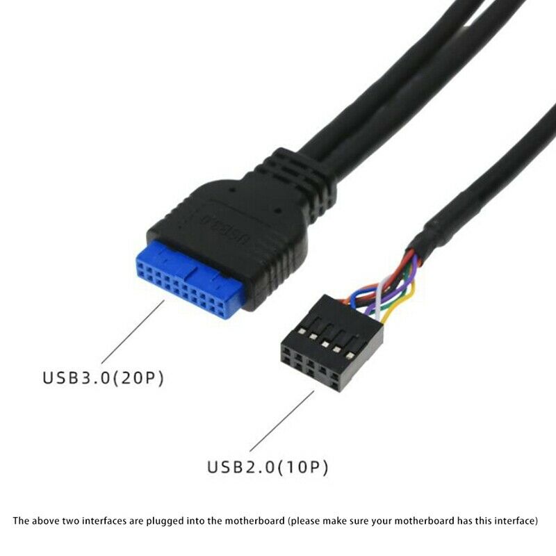 60cm Front Case Panel USB3.0+USB3.0+ Audio Jack Ports I/O Board+Internal Wire Z6