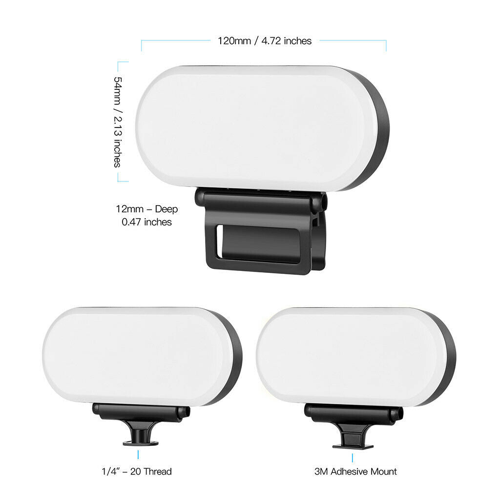 LED Video Light Dimmable Filming Camera Lights Video Conference Lighting