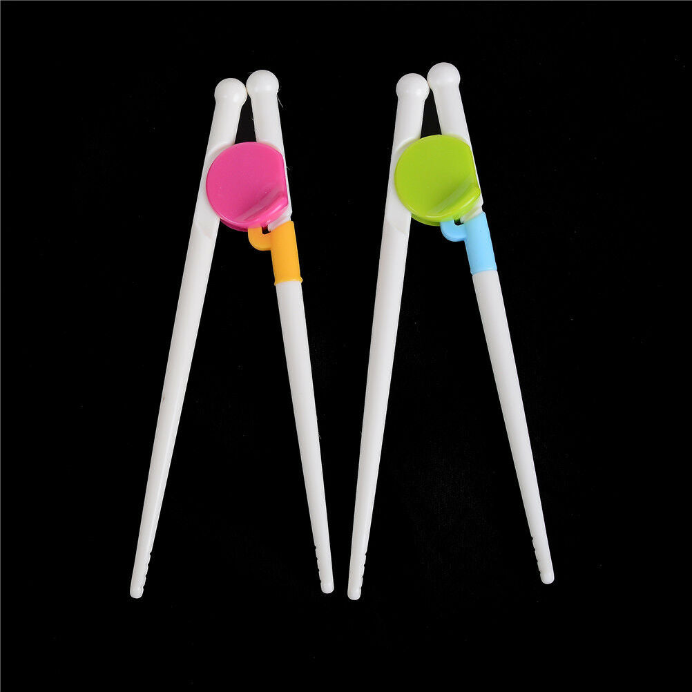 Children Kids Training Helper Learning Easy Use Beginner Chopsticks.l8