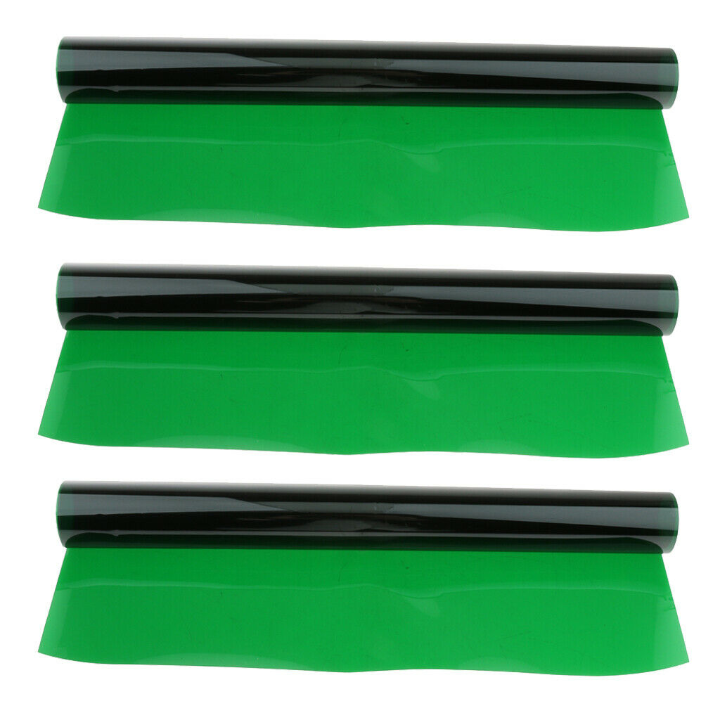 3x Universal Flash Gels Lighting Filter Kit for Camera Flash Light, Transparent