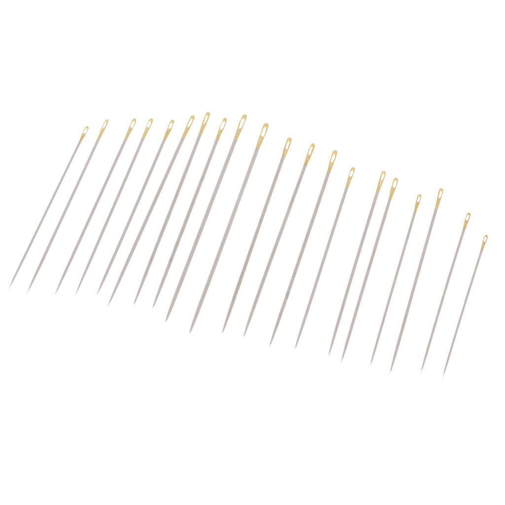 20Pcs Household Hand Sewing Needles Kit Canvas Leather Carpet Repair Tools