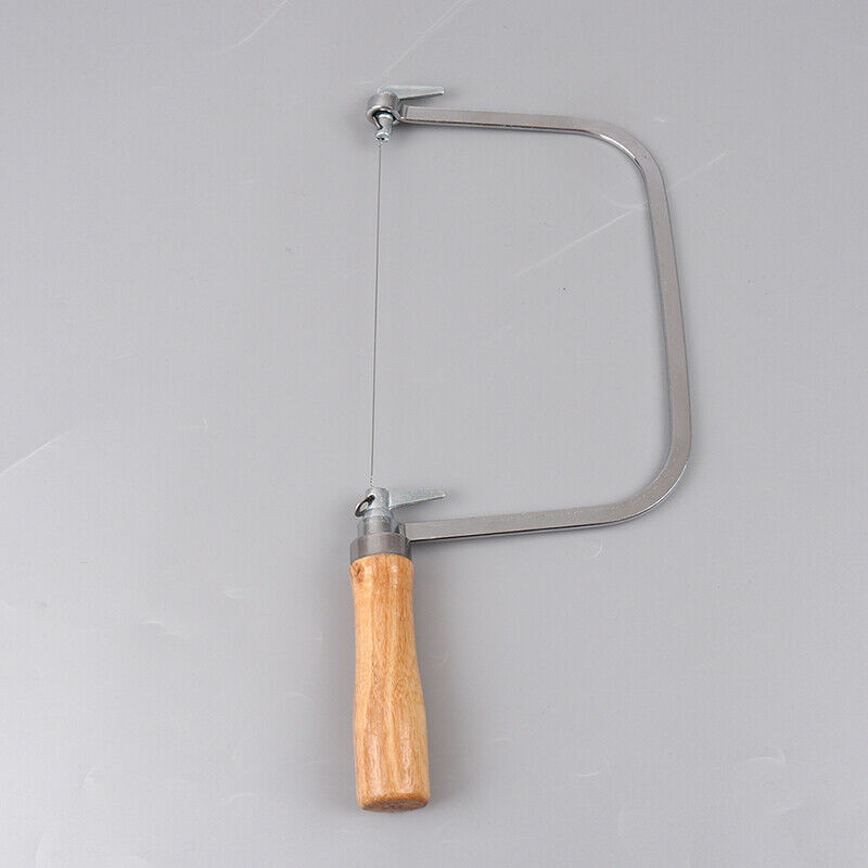 Wooden Stainless Steel String Cutter Saw With 2 Strings For Diy Soap Candle BDA