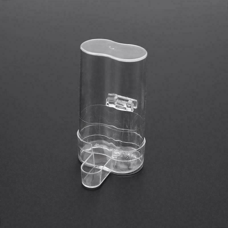 Automatic Pet Bird Feeder Parrot Water Feeding Drinker Clip Cage Supplies