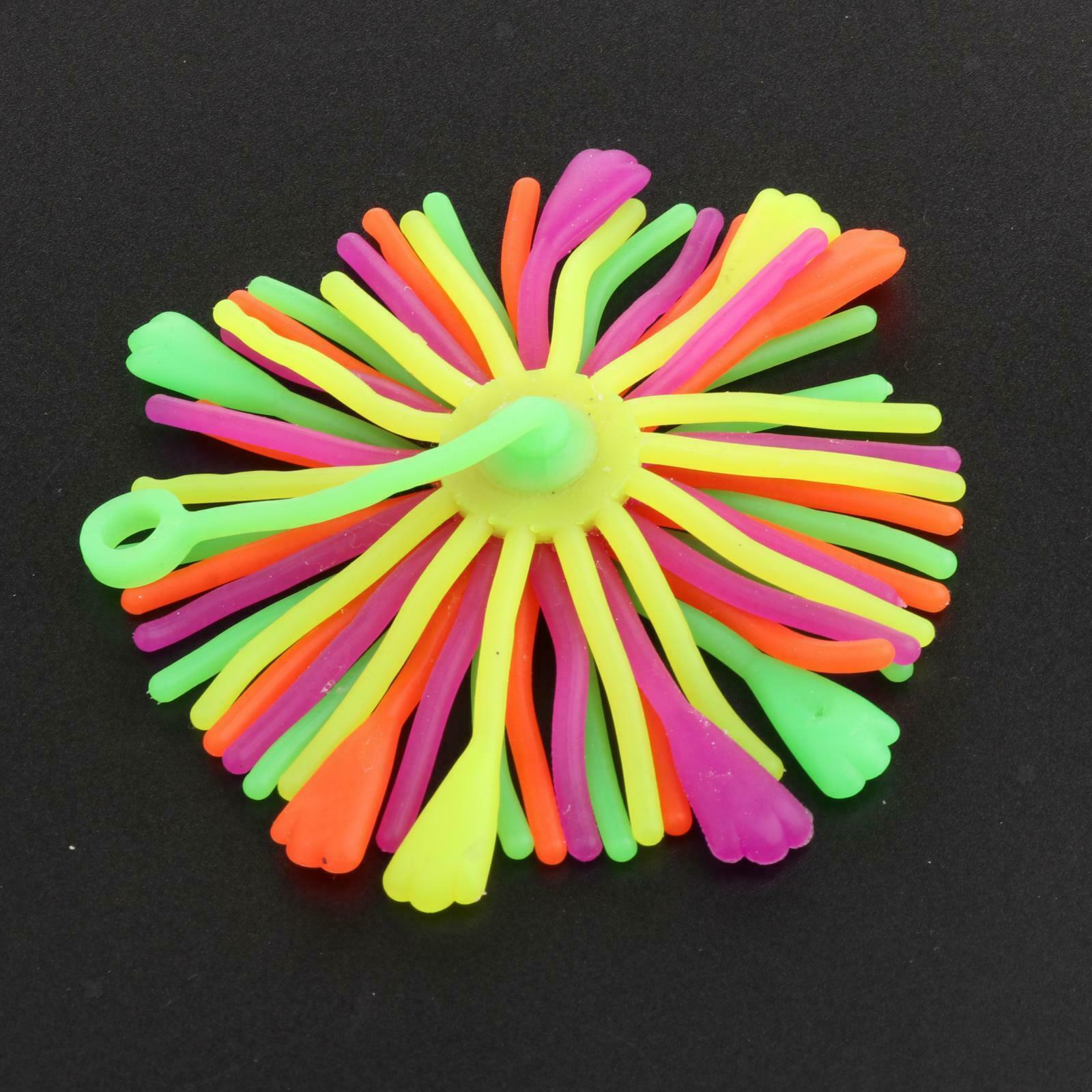 Soft TPR Stretchy String Fidget Kids Anti Stress Bouncy Ball Toys Rope