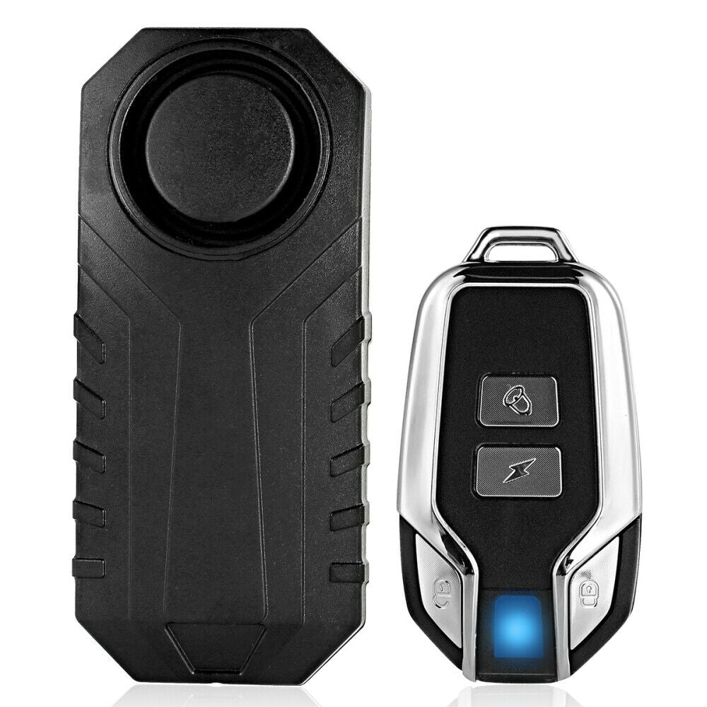 Wireless Anti-Theft Vibration Motorcycle Bike Security Alarm Remote Loud 113dB