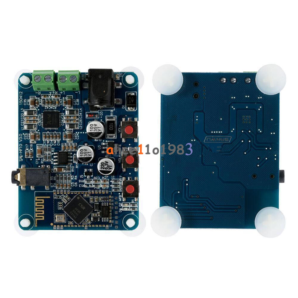 DC 12V Bluetooth 4.0 PAM8610 Audio Receiver Stereo Amplifier Board 10W+10W 2X10W