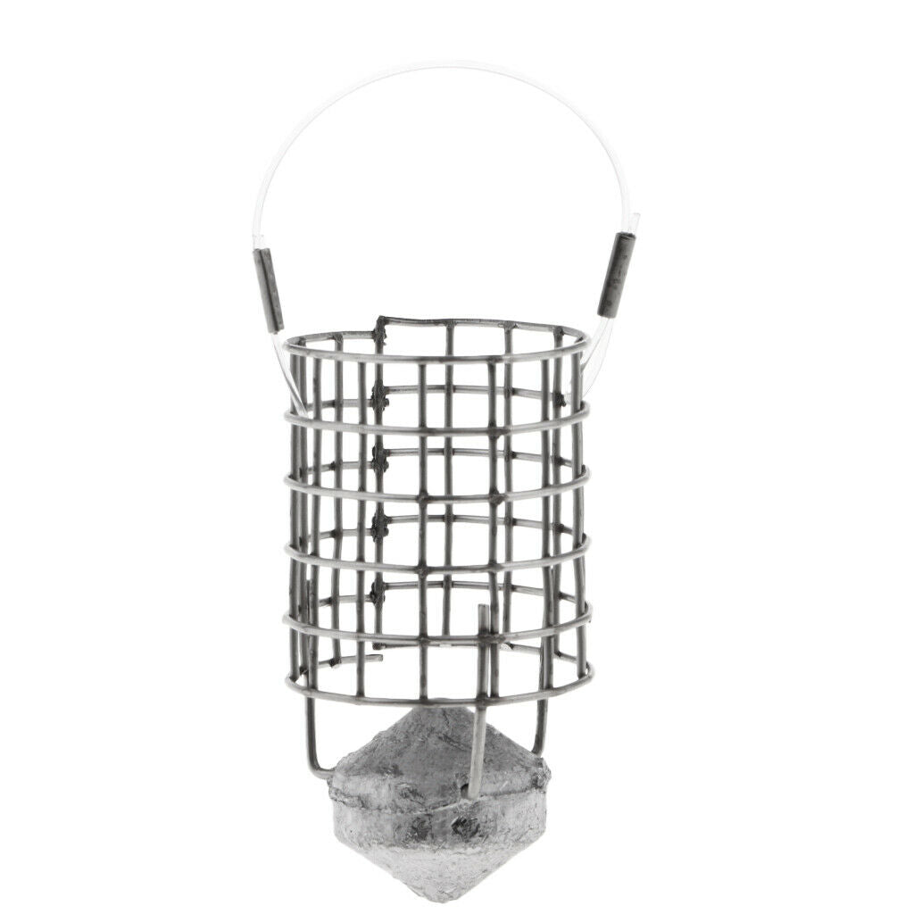 Fishing Tackle Accessory Trap Feeder Lure Cage Bait Basket Holder 50g