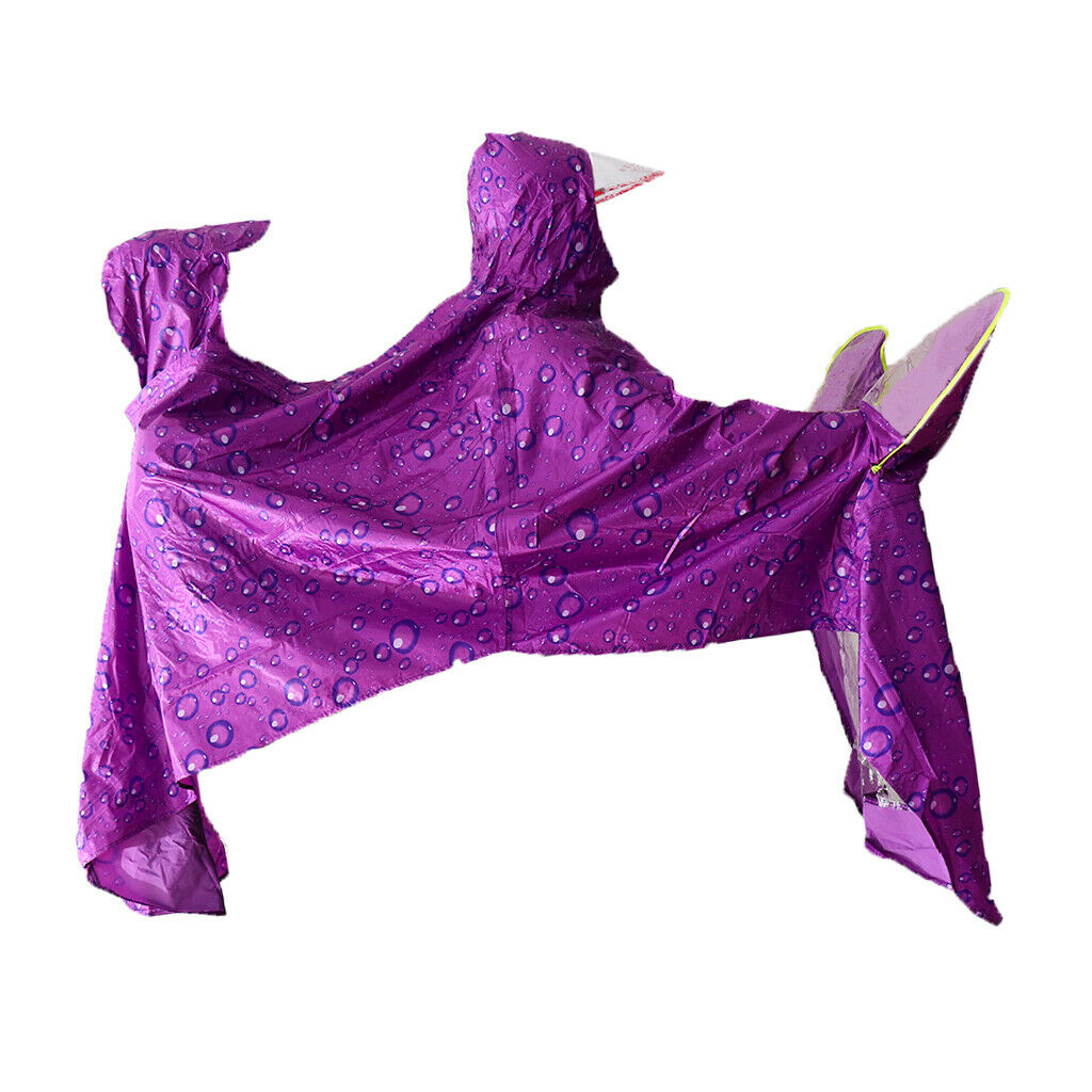 Oxford Raincoat Rider Covers Cape E-Bike Motorcycle Double Poncho Purple