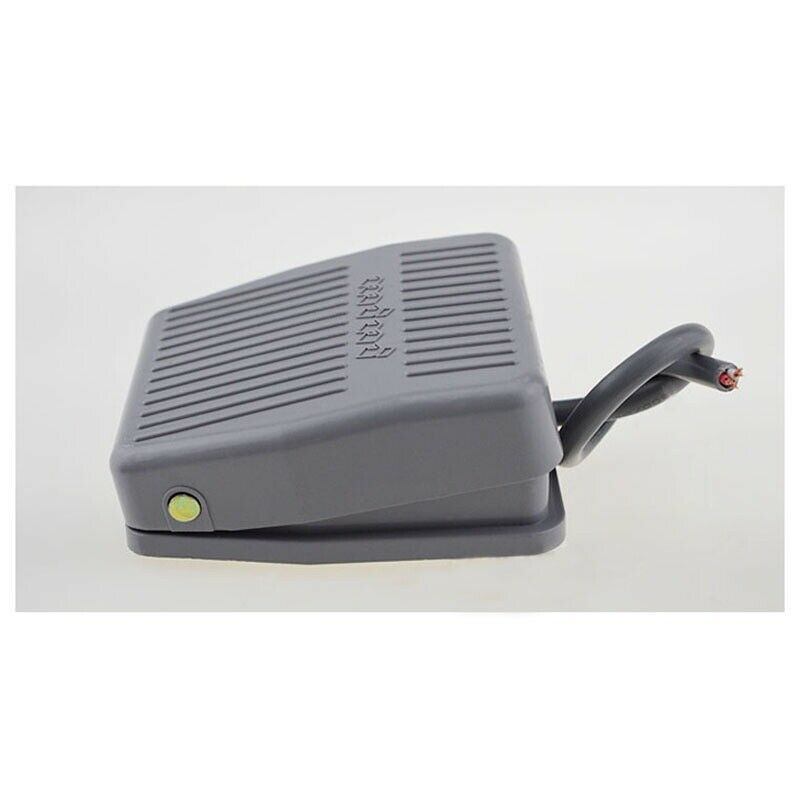 250V Footswitch Foot Momentary Control Switch Electric Power Pedal SPDT Grey FC7