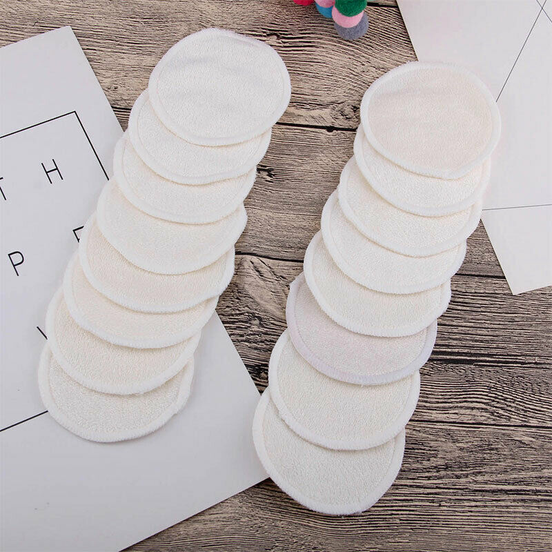 Lot Of 12 Disks Makeup Remover Washable And Reusable Fiber Natural Bamboo