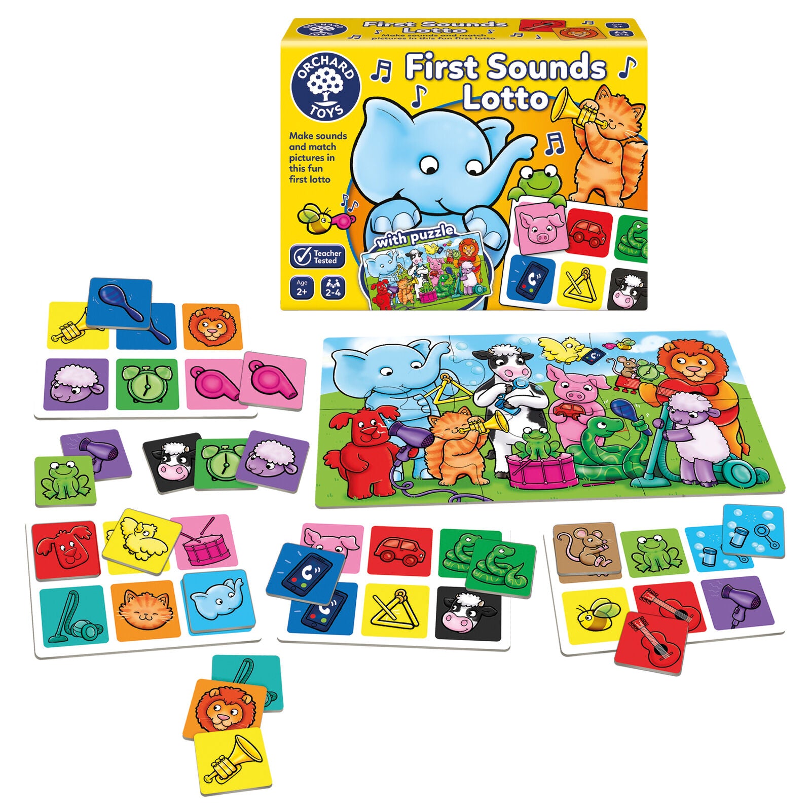 Orchard Toys 100 First Sounds Lotto Matching Game Family Children Toddler Age 2+