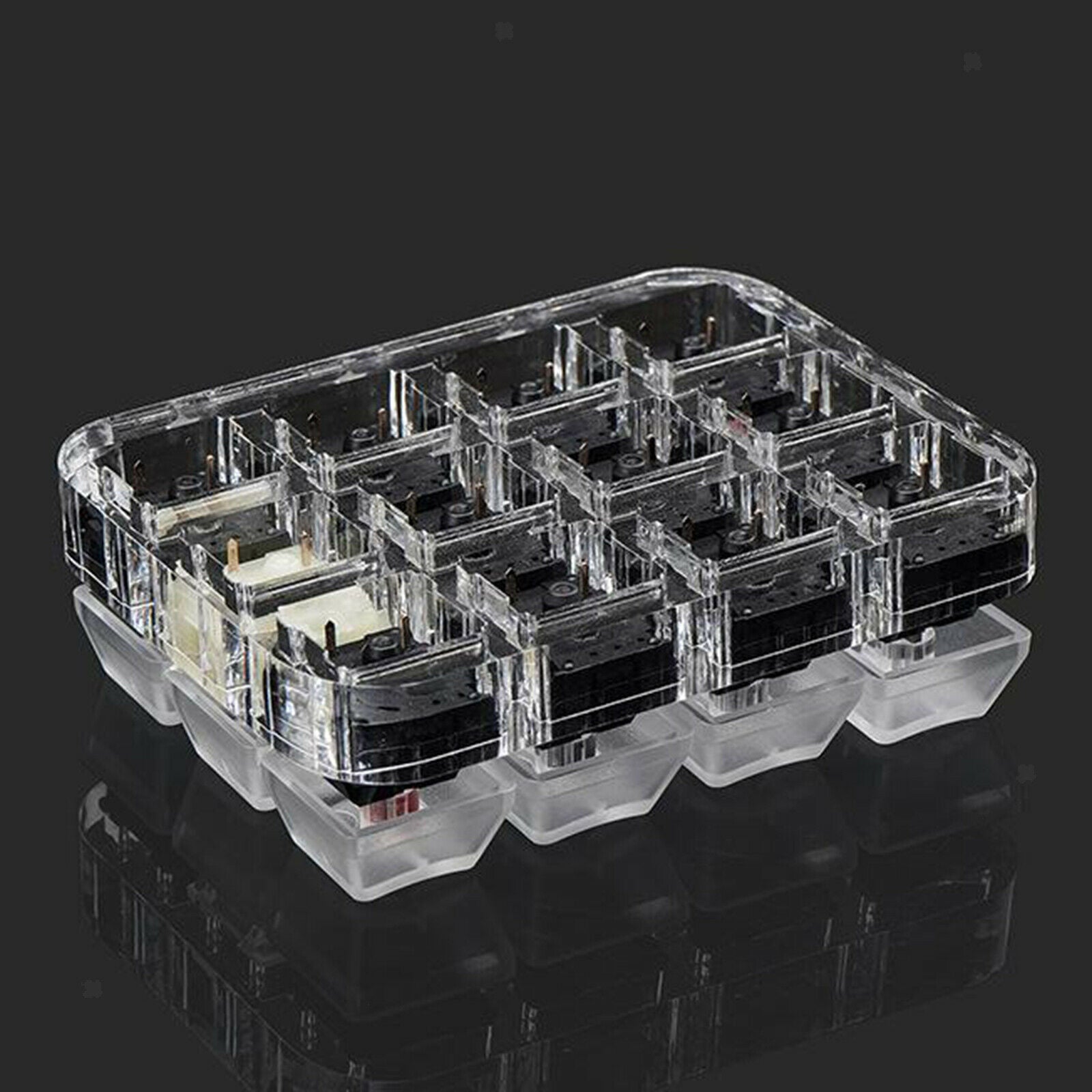 3x4 12 Cherry MX Mechanical 12 Key Switch Tester Kit Translucent Keycaps