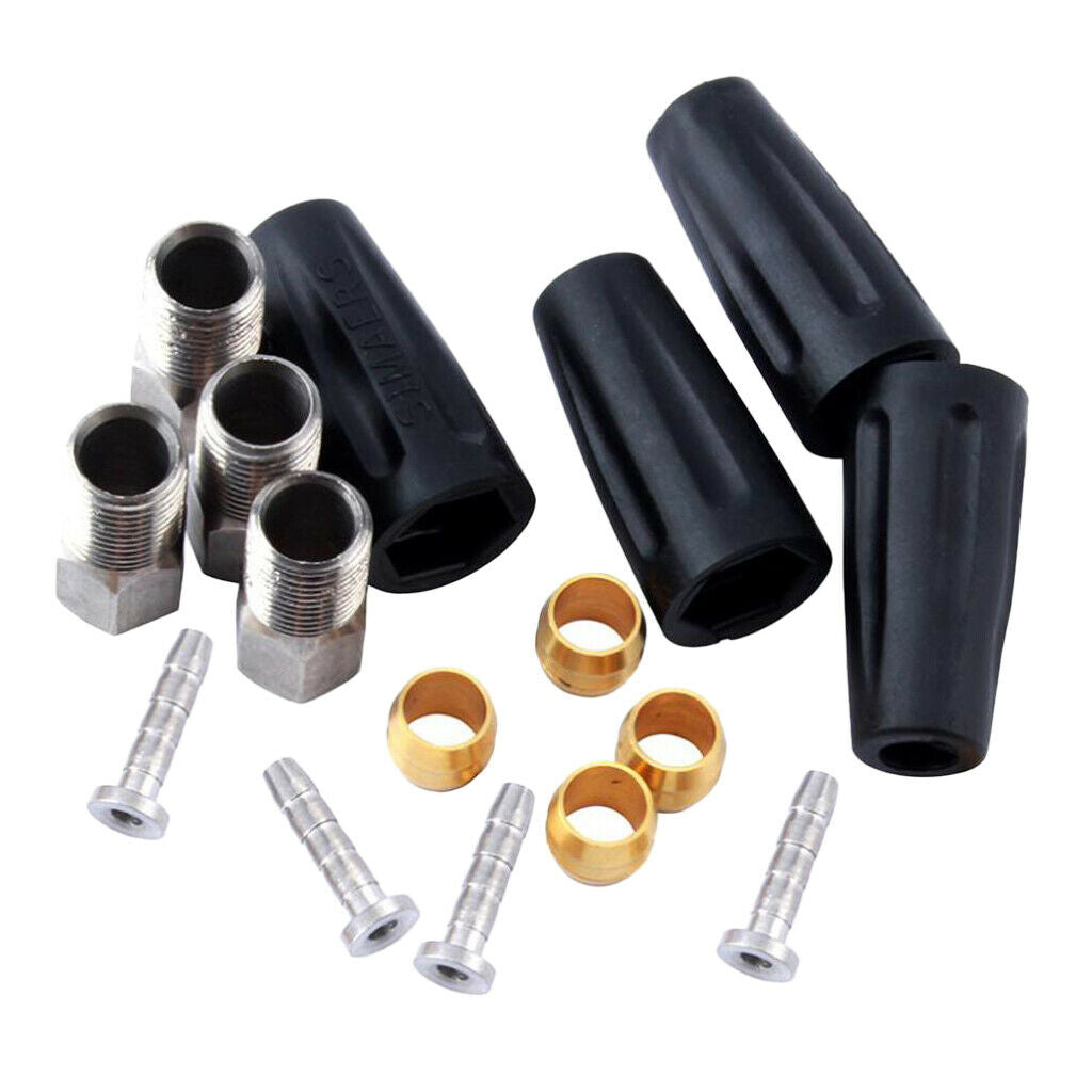16X Hydraulic Disc Brake Tube Oil Needle Olive Head Tubing Screw Cover BH90