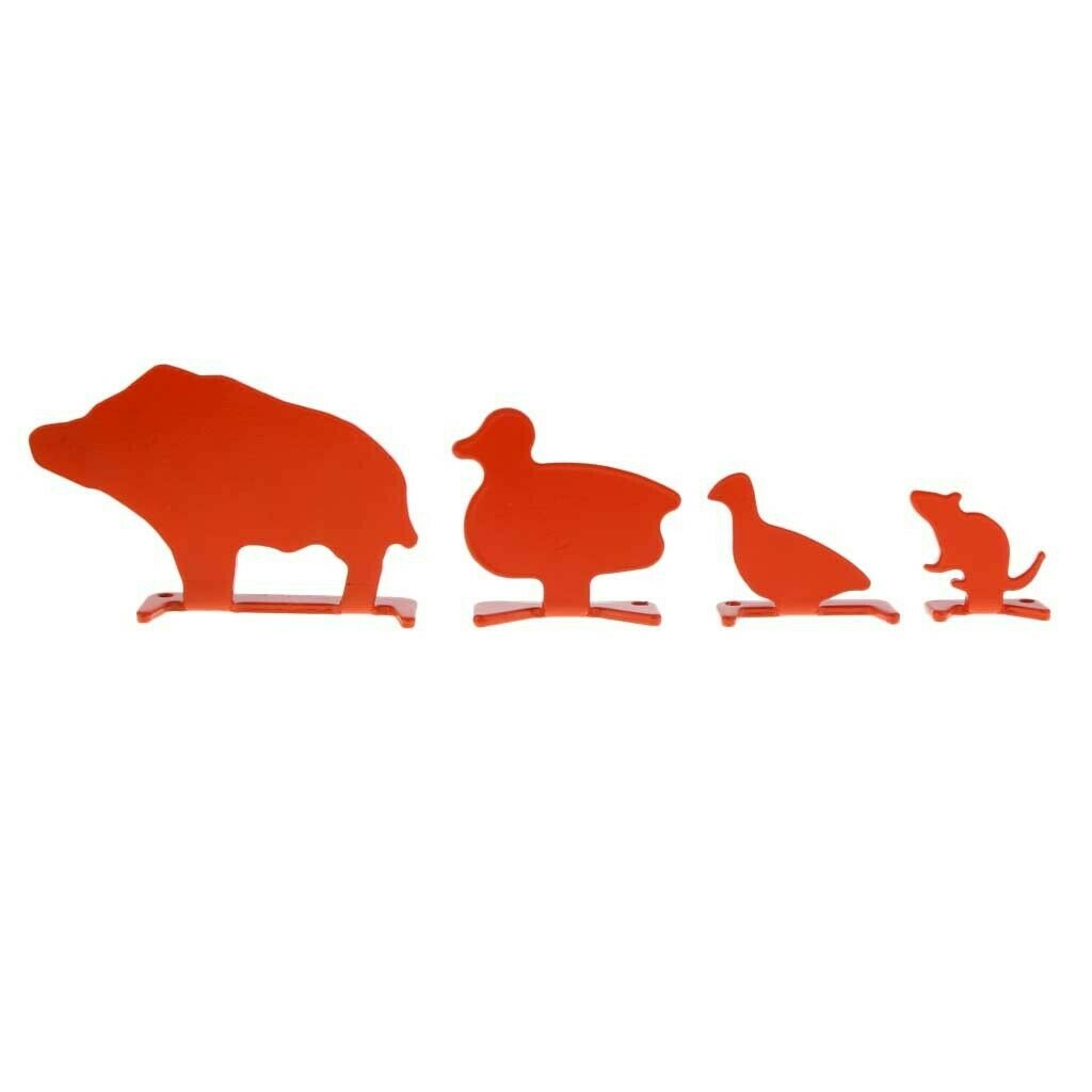 4pcs Animal Silhouette Targets Precision Practice Shooting Plinking Target