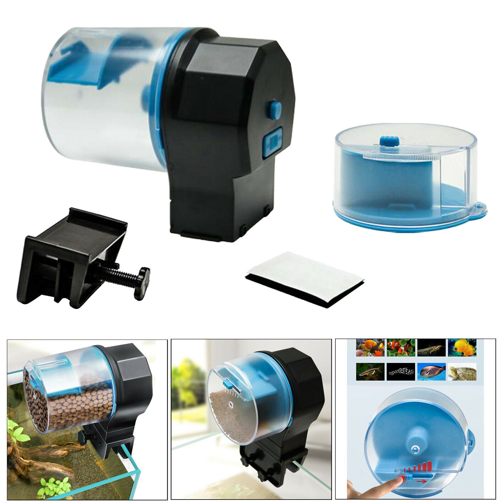 Automatic Fishing Feeder Aquarium Tank Auto Food Dispenser Battery Weekend