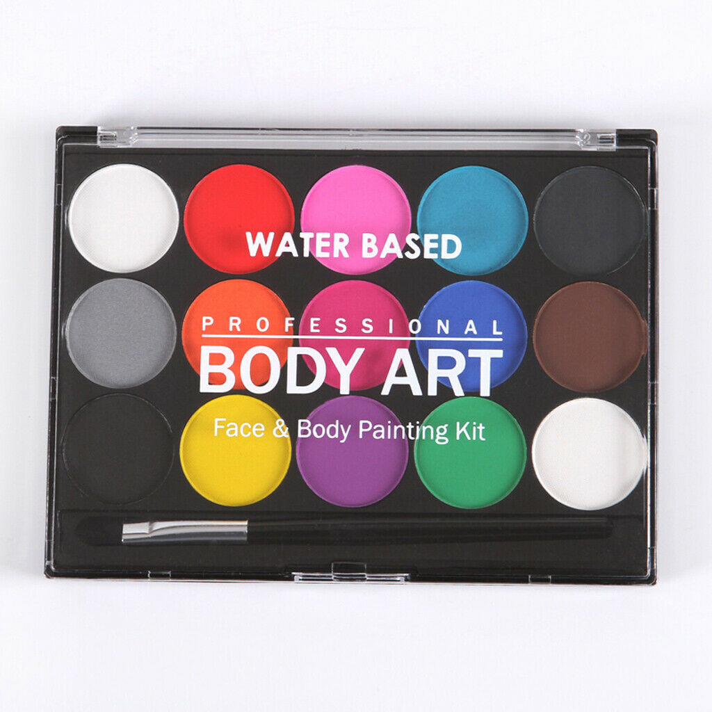 Non-toxic Face Body Paint Washable Oil Painting Fancy Art Makeup Palette