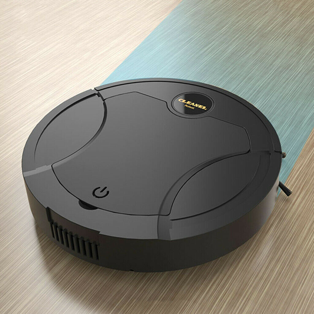 Smart Home Sweep Vacuum Cleaner Floor Sweeper w/ Spray Humidification Black