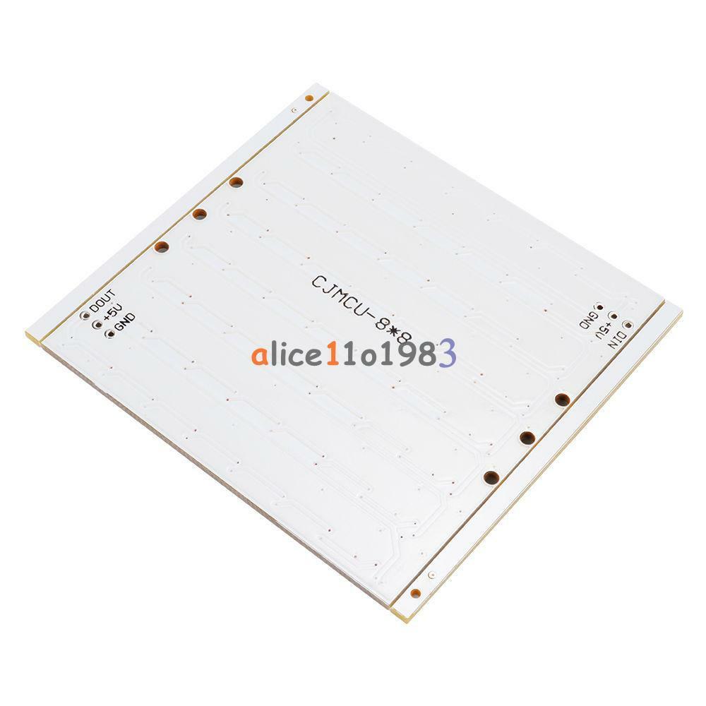 WS2812B 8x8 64-Bit Full Color 5050 RGB LED Lamp Panel Light for Arduino OS857