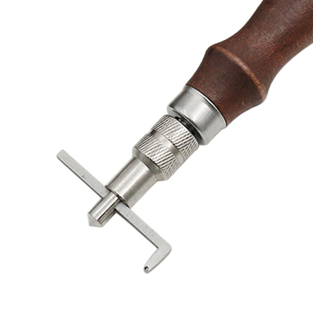 1pc New Leathercraft Stitching Groover Skiving Crease Leather Working Tool