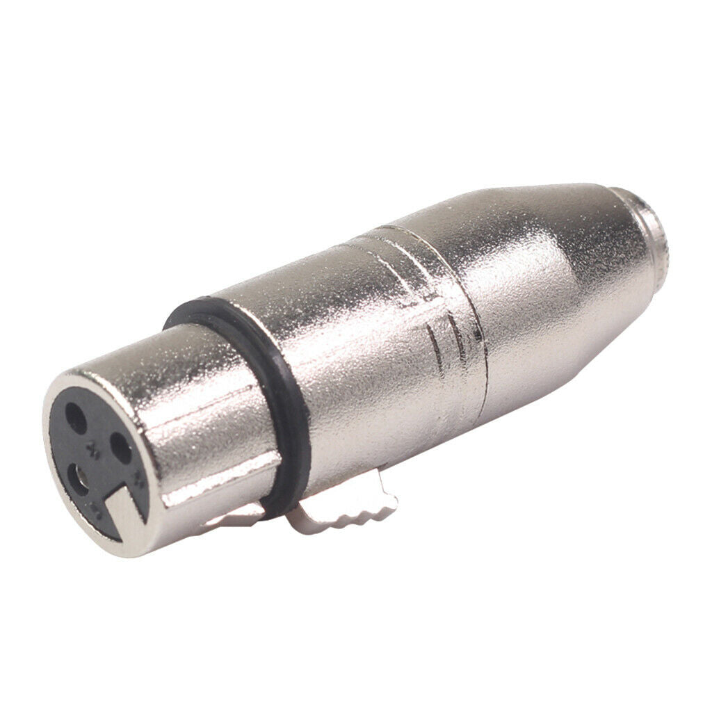 1 Packs Alloy 3.5mm 3 Pins Female to Female Plug Converters SA533 57x16mm