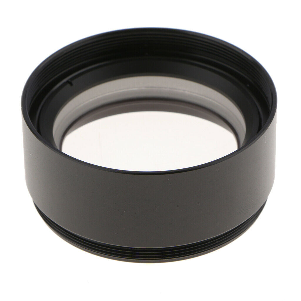 0.7X Barlow Auxiliary Objective Lens Optical Glass for Stero Microscope - 48mm