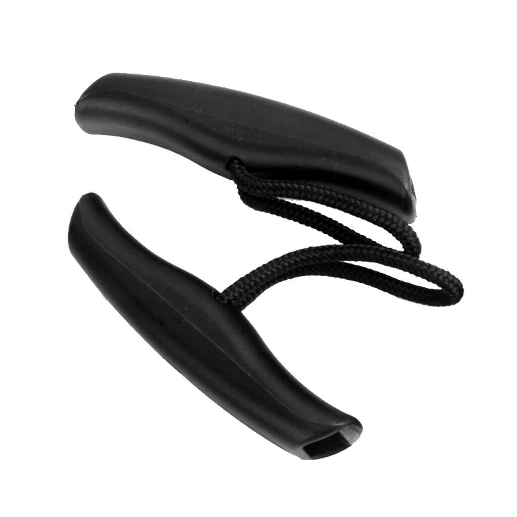 2Pcs Durable Nylon Kayak Marine Boat Canoe Pull Handle Carry Handle W/ Cord