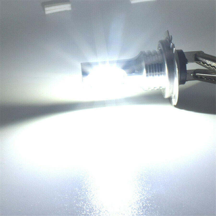 2x 35W H7 LED Headlights Bulbs Kit High/Low Beam 4000LM Super Bright 6000K White